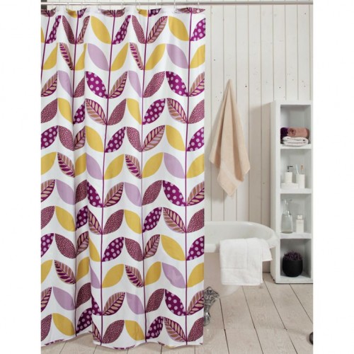 Obsessions Glam Purple And Yellow Shower Curtain